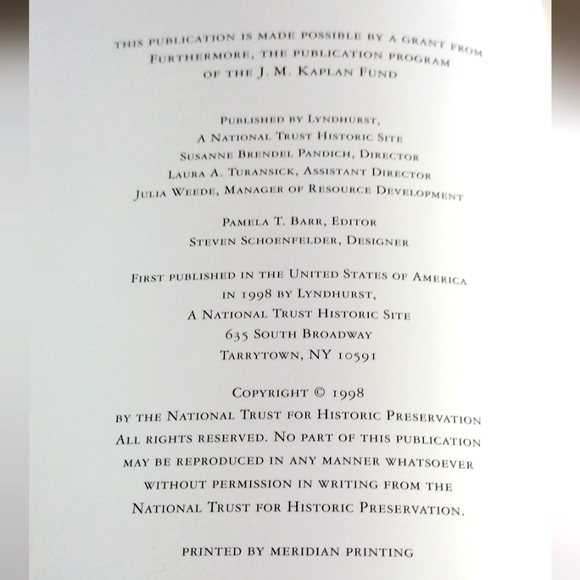 LYNDHURST A Guide To The House & Landscape Copyright 1998 Paperback Book - Picture 4 of 13